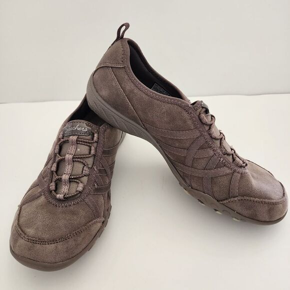 Skechers Breath Easy Days Relaxed Fit Memory Foam slip on womens size‎ 7.5 - Picture 1 of 9